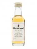 A bottle of Linkwood / 15 Year Old Miniature / Gordon& Macphail Speyside Whisky