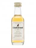A bottle of Linkwood / 15 Year Old Miniature / Gordon& Macphail Speyside Whisky