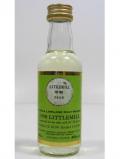 A bottle of Littlemill Silent Lowland Single Malt Miniature 1990 10 Year Old