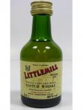 A bottle of Littlemill Silent Lowland Single Malt Miniature