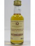 A bottle of Loch Lomond Inchmurrin Miniature 12 Year Old