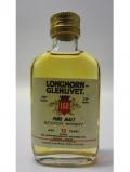 A bottle of Longmorn Pure Malt Scotch Miniature 12 Year Old