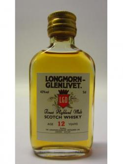 Longmorn Single Highland Malt Miniature 12 Year Old 4551