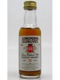 A bottle of Longmorn Single Highland Malt Miniature 12 Year Old