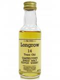 A bottle of Longrow Campbeltown Single Malt Miniature 14 Year Old