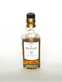 Macallan 10 year Sherry Oak Front side