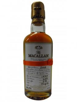 Macallan 2010 Easter Elchies Miniature 1997 13 Year Old