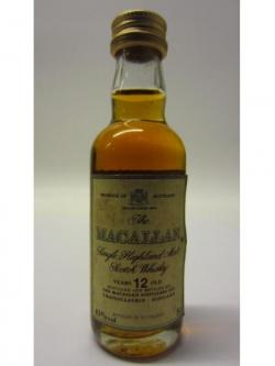 Macallan British Aerospace Jetstream Miniature 12 Year Old