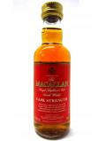 A bottle of Macallan Cask Strength Miniature 10 Year Old