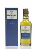 A bottle of Macallan Fine Oak Miniature 12 Year Old
