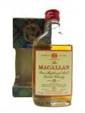 A bottle of Macallan Pure Highland Malt Miniature 10 Year Old 3700