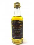 A bottle of Macallan Speymalt Miniature 1993