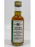 A bottle of Mannochmore Speyside Single Malt Miniature 14 Year Old