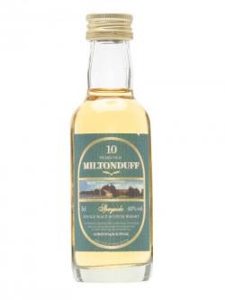 Miltonduff 10 Year Old Miniature / Gordon& Macphail Speyside Whisky