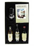 A bottle of Multiple Distillery Packs Malt Whisky Appreciation Glass Gift Set 12 Year Old