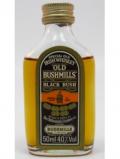 A bottle of Old Bushmills Black Bush Miniature