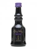 A bottle of Opal Nera Black Sambuca Liqueur Miniature