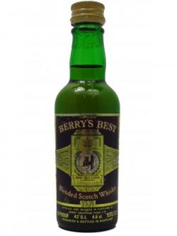 Other Blended Malts Berry S Best Blended Scotch Miniature