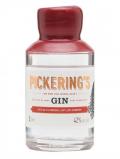 A bottle of Pickering's Gin 5cl Miniature
