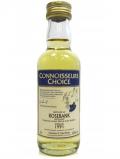A bottle of Rosebank Silent Connoisseurs Choice Miniature 1991 Year Old