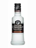A bottle of Russian Standard Vodka Miniature