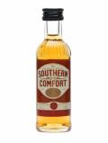 A bottle of Southern Comfort Whisky Liqueur Miniature