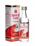 A bottle of Sputnik House of Lords Miniature Vodka