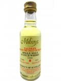 A bottle of Talisker Single Malt Scotch Miniature 1988 8 Year Old