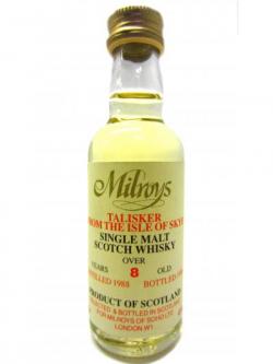 Talisker Single Malt Scotch Miniature 1988 8 Year Old