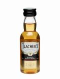 A bottle of Teacher's Blended Whisky Miniature Blended Scotch Whisky