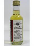 A bottle of Teaninich Campbeltown Single Malt Miniature 12 Year Old