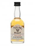 A bottle of Teeling Single Grain Whiskey Miniature Single Grain Irish Whiskey