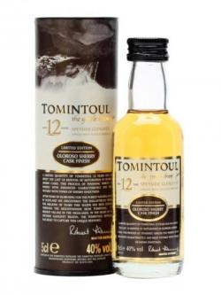 Tomintoul 12 Year Old / Oloroso Sherry Speyside Whisky