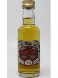 A bottle of Tullibardine Pure Malt Miniature 10 Year Old