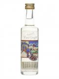 A bottle of Van Gogh Dutch Chocolate Vodka Miniature