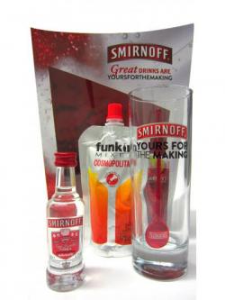 Vodka Smirnoff Funkin Cosmopolitan Glass Gift Set