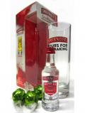 A bottle of Vodka Smirnoff Miniature Glass Truffles Gift Set