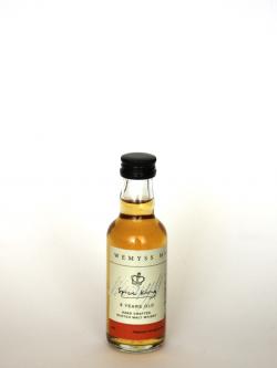 Wemyss Spice King 8 Year Old / 40% / 5cl Blended Malt Scotch Whisky Front side