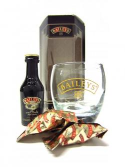 Whisky Liqueurs Baileys Miniature Chocolate Truffles Glass Gift Set