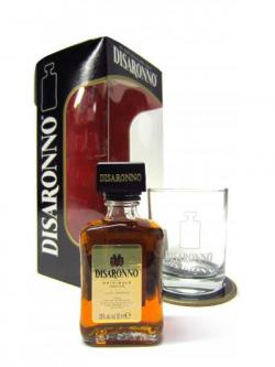 Whisky Liqueurs Disaronno Amaretto Miniature Glass Gift Set