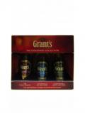 A bottle of William Grant S Grant S The Discovery Collection Miniature Gift Set