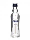 A bottle of Wyborowa Vodka Miniature