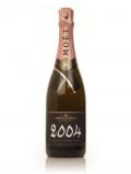 A bottle of Moët & Chandon 2004 Rosé