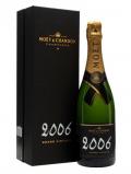 A bottle of Moët & Chandon 2006 Grand Vintage Champagne