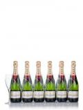 A bottle of Möet & Chandon Brut Impérial - 6 Bottles With 6 Champagne Flutes Pack