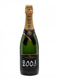 A bottle of Moet& Chandon 2008 Grand Vintage Champagne
