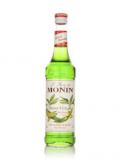 A bottle of Monin Banane Verte (Green Banana) Syrup