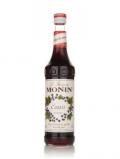 A bottle of Monin Cassis (Blackcurrant) Syrup