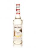 A bottle of Monin Chocolat Blanc (White Chocolate) Syrup