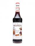 A bottle of Monin Chocolate Cookie Syrup